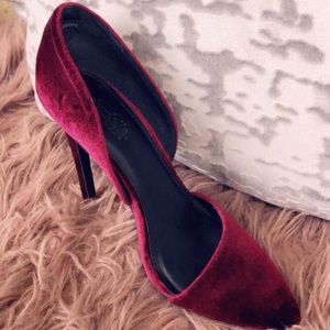 Maroon Suede Heels!